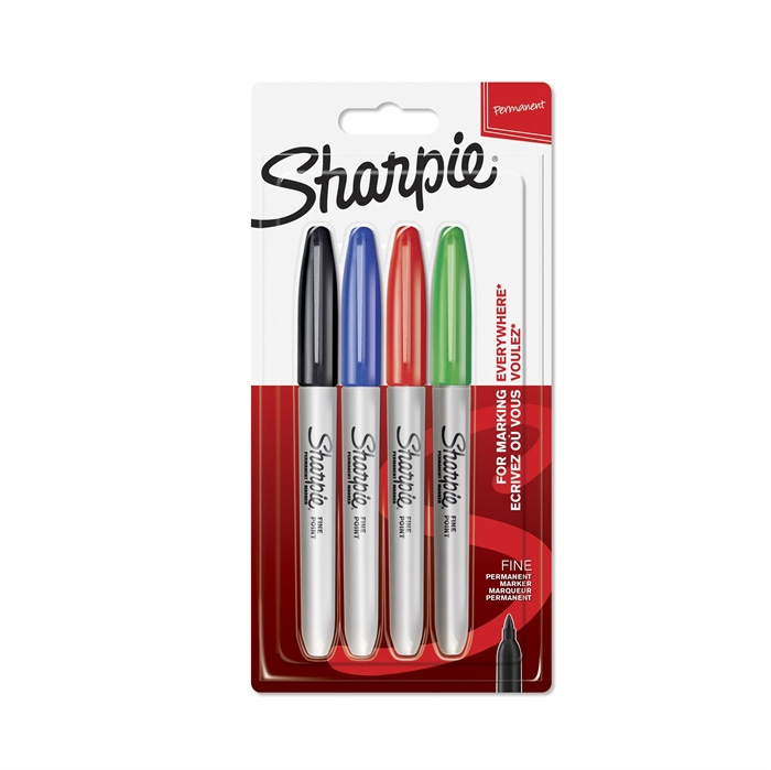 Sharpie Marqueur Fin Basique 1,0mm assorti (4)