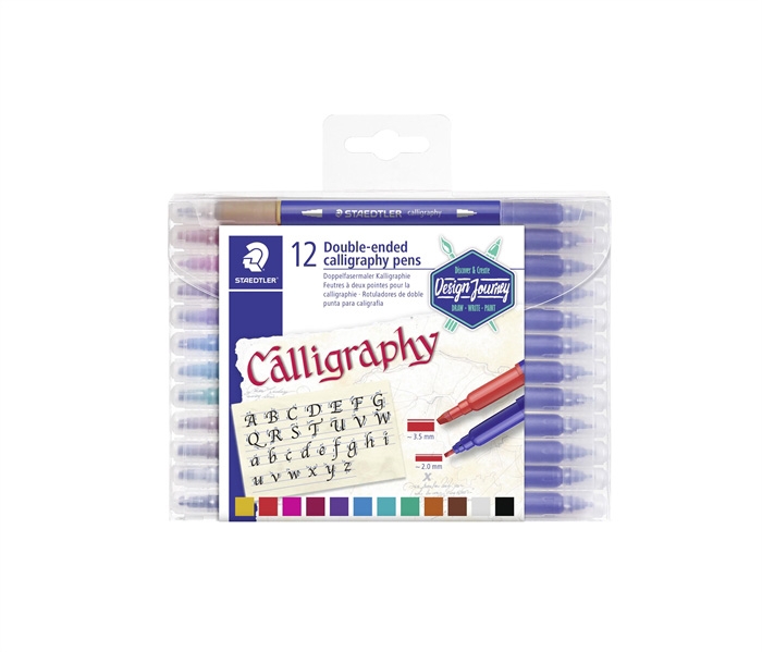 Staedtler Kalligrafipen Duo 2,0+3,5 ass (12)