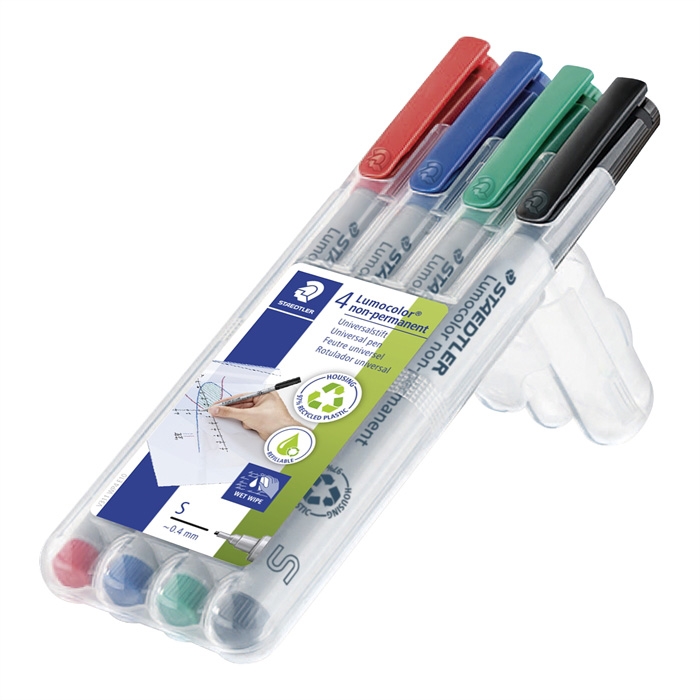 Staedtler Marqueur Lumocolor Non-P 0,4mm assortiment (4)