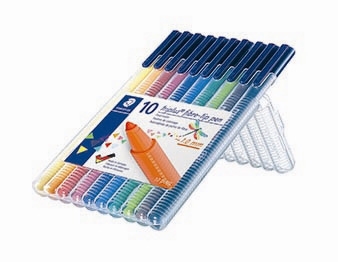 Staedtler Fiberpen Triplus Color 1,0mm assortment (10)