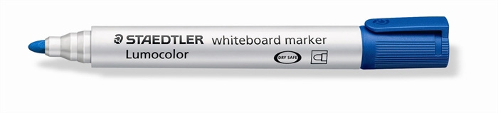 Staedtler WB Marqueur Lumocolor rond 2mm bleu.