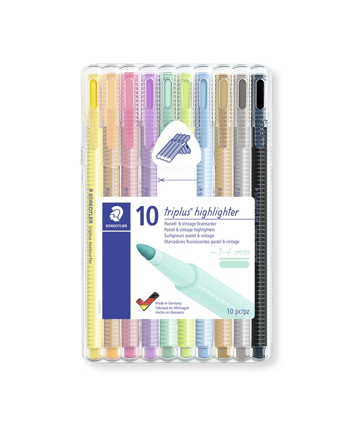 Staedtler Stylo surligneur Textsurfer Triplus pastel assorti (10)