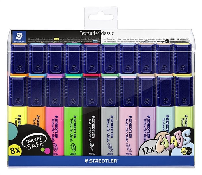 Staedtler Overstregningspen Textsurfer ass (20)