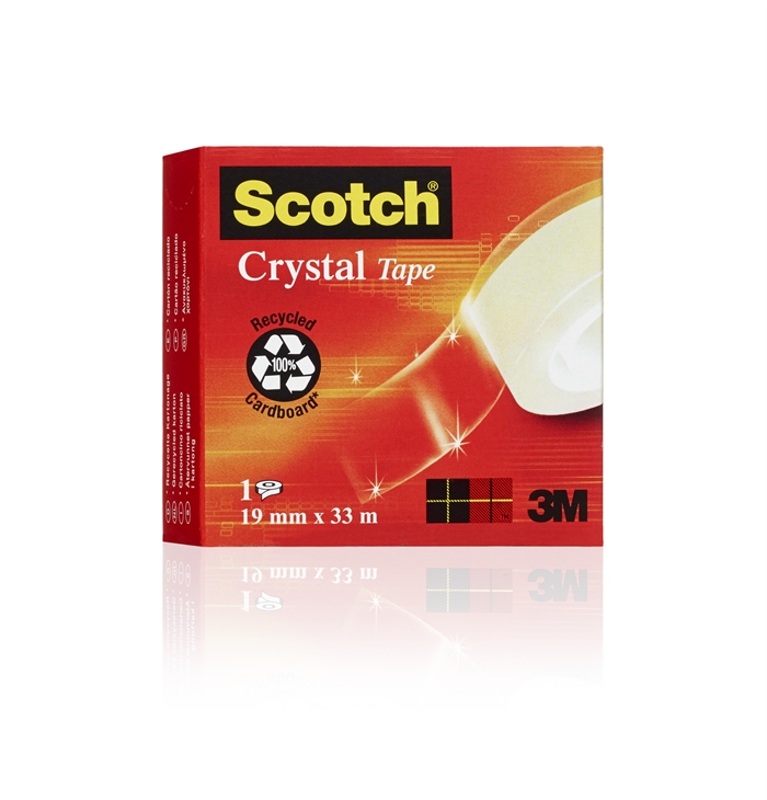 3M Ruban Scotch Crystal 19mmx33m