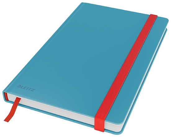 Cahier Leitz Cosy HC M avec 80 feuilles 100g bleues