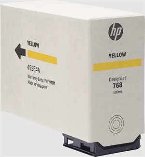 HP 768 Jaune 500 ml cartouche d'encre pour DesignJet