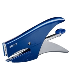 Leitz Agrafeuse 5547 pour 15 feuilles bleu métallique