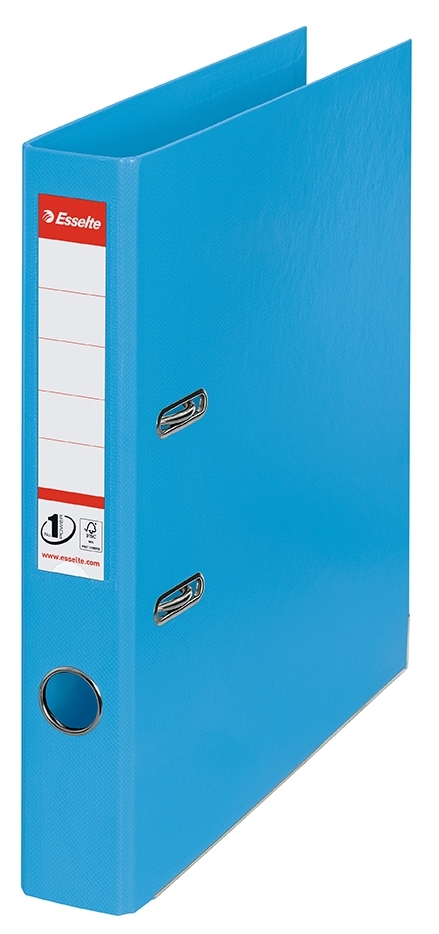 Esselte Brevordner No1 Power PP A4 50mm bleu clair.