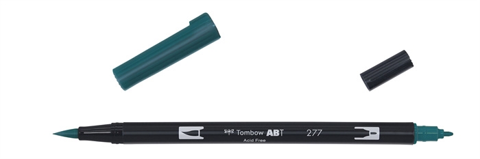 Tombow Marqueur ABT Double Pinceau 277 vert foncé