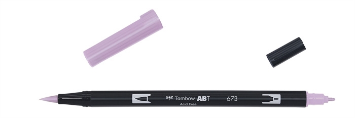 Tombow Marqueur ABT Dual Brush 673 orchidée