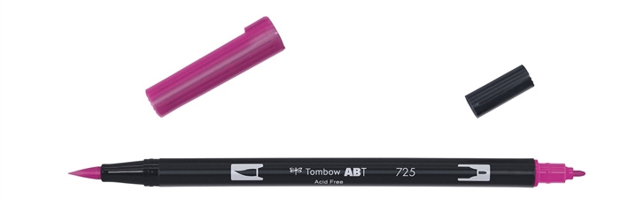 Tombow Marker ABT Double Pinceau 725 rouge rhodamine