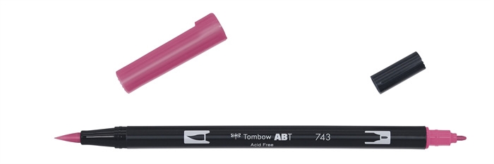 Tombow Marker ABT Dual Brush 743 rose chaud