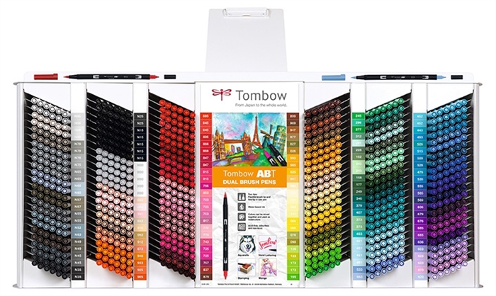 Tombow Marker ABT Dual Brush Pen contenu pour affichage (864)