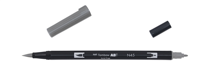 Tombow Marker ABT Dual Brush N45 gris froid 10