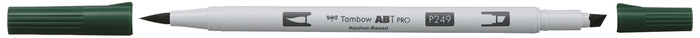 Tombow Marqueur à alcool ABT PRO Dual Brush 249 vert chasseur