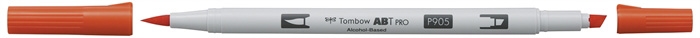 Marqueur à l\'alcool Tombow ABT PRO Dual Brush 905 rouge