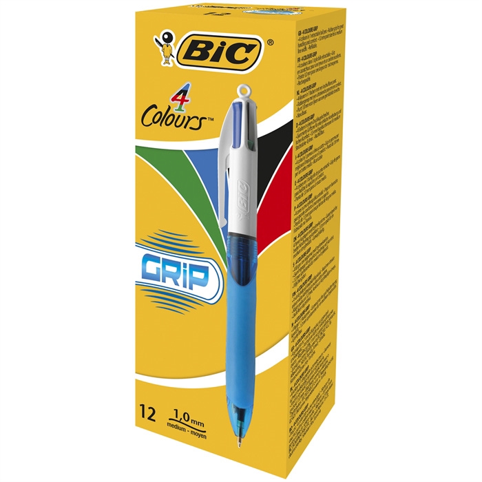 Bic Stylo à bille 4 couleurs Bic Grip