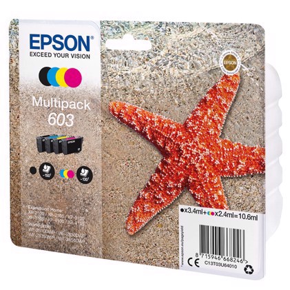 Epson T03U Multipack 4 couleurs Cartouche d\'encre 603