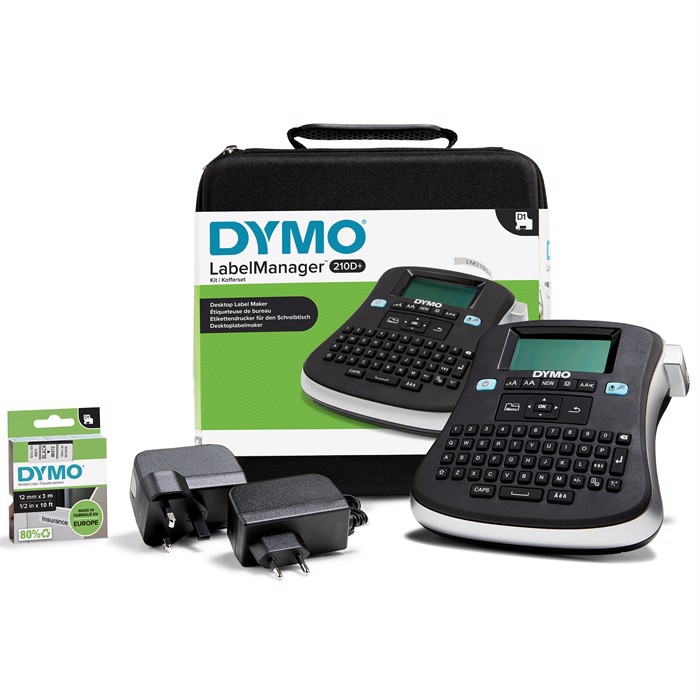 LabelManager 210D+ - Kit d\'étiqueteuse avec boîtier Qwerty