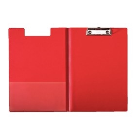 Esselte Presse-papiers m/ couverture PP A4 rouge