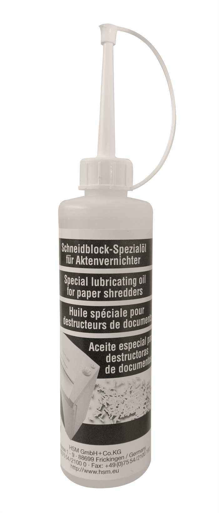 HUILE DE LUBRIFICATION POUR LA TÊTE DE COUPE DE DÉCHIQUETEUSE HSM 250ml