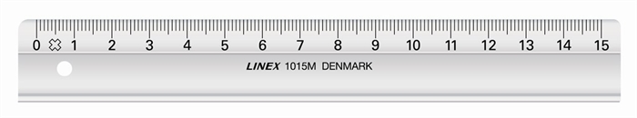 Linex règle scolaire 15 cm 1015M