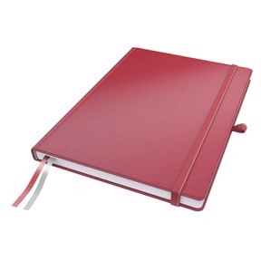 Leitz Cahier Complet A4 ligné 96g/80 feuilles rouge