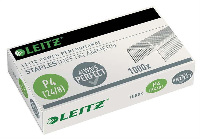 Leitz Agrafes 24/8 P4 pour 40 feuilles (1000)