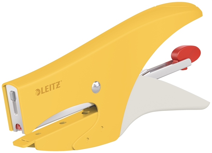 Leitz Agrafeuse Cosy, agrafes 10 feuilles jaunes.