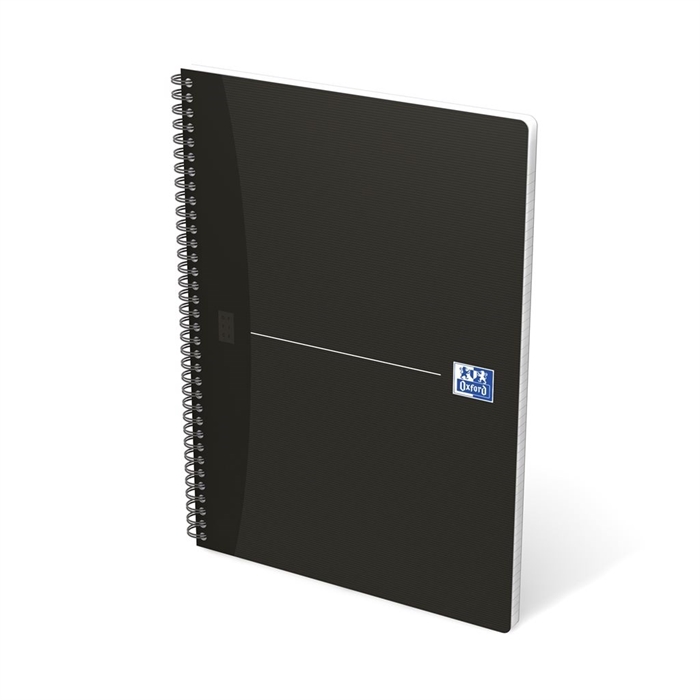 Oxford Smart cahier A4 quadrillé 5x5 90 feuilles 90g noir