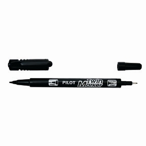 Pilot Marqueur Double Marqueur BG noir