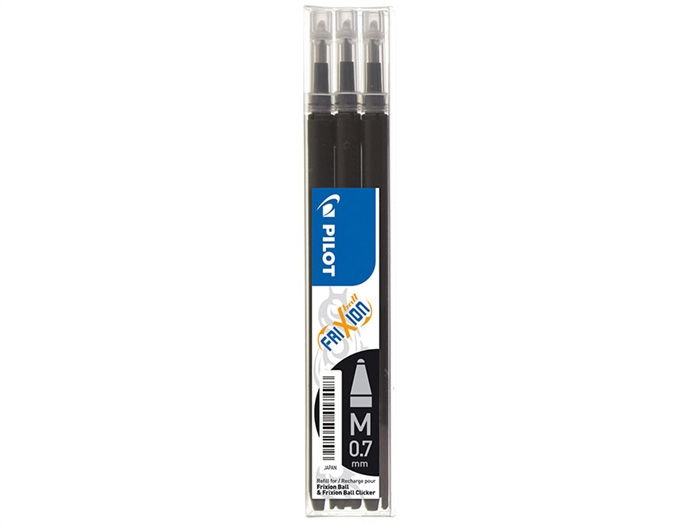 Pilot Frixion Clicker 0,7 recharge noir (3)