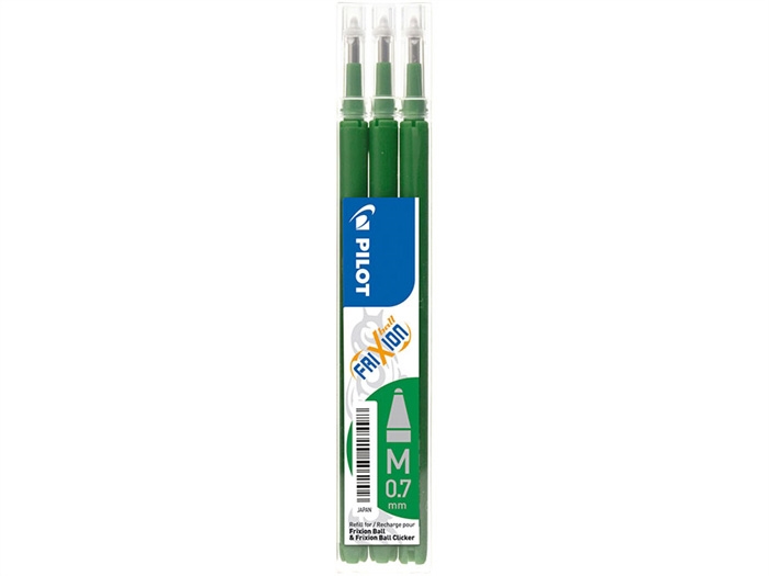 Pilot Frixion Clicker 0,7 rechargeable vert (3)