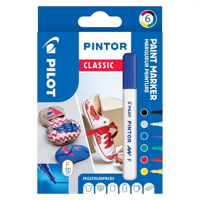 Pilot Marker Pintor Fine Classic 1,0 ass (6) 

Marqueur Pilot Pintor Fine Classic 1.0 ass (6)