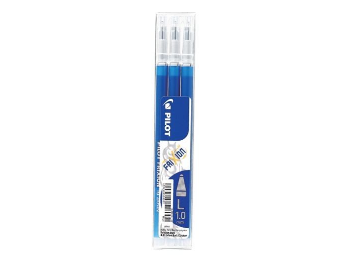 Pilot Frixion Clicker 1,0 recharge bleue (3)