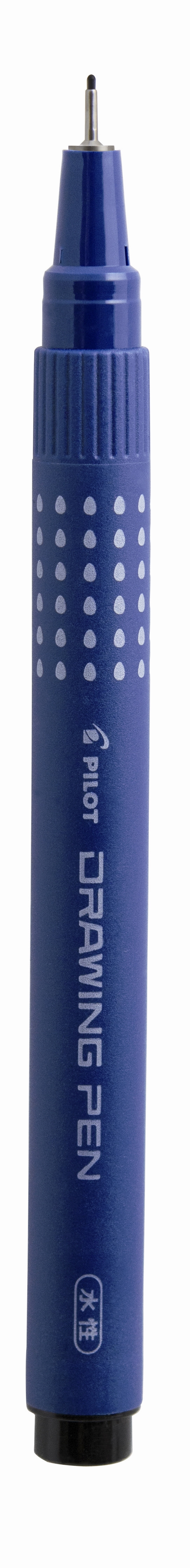 Pilot Stylo à Pointe Feutre avec Capuchon Drawing Pen 0,3mm noir