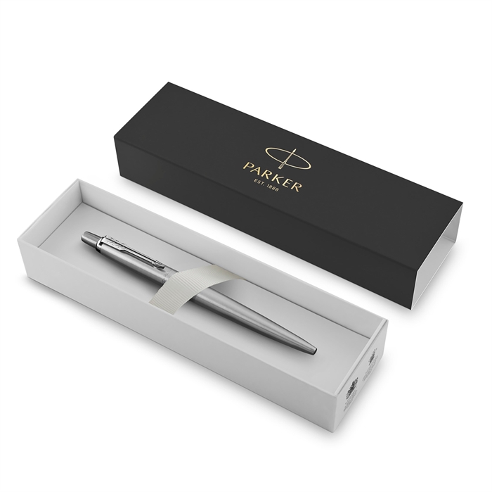 Parker stylo à bille Jotter acier inoxydable CT M boîte bleue