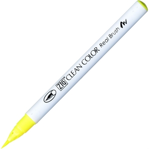 ZIG Stylo Pinceau Clean Color 001 jaune fluo