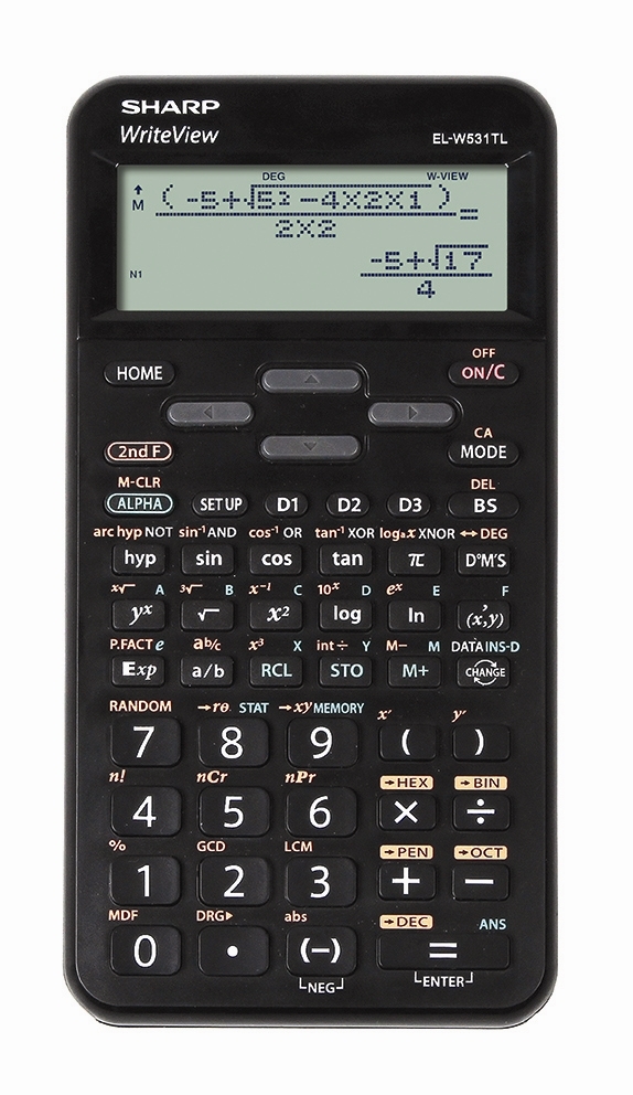 Calculatrice scientifique Sharp EL-W531TL noire