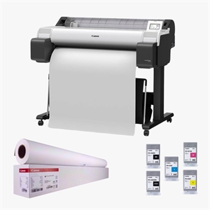 Canon POS TM 340 36" inclus support - Encre supplémentaire et 2 rouleaux de papier