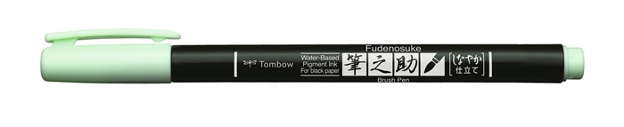 Tombow Marqueur Fudenosuke soft pastel vert