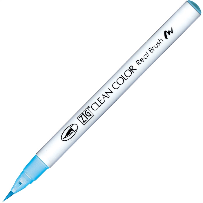 ZIG Stylo pinceau Clean Color Pen 308 Bleu Azur