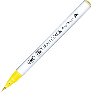 ZIG Clean Color Pinceau Pen 501 Jaune moyen