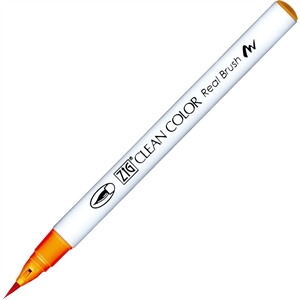 ZIG Clean Color Pinceau Pen 702 Orange mandarine