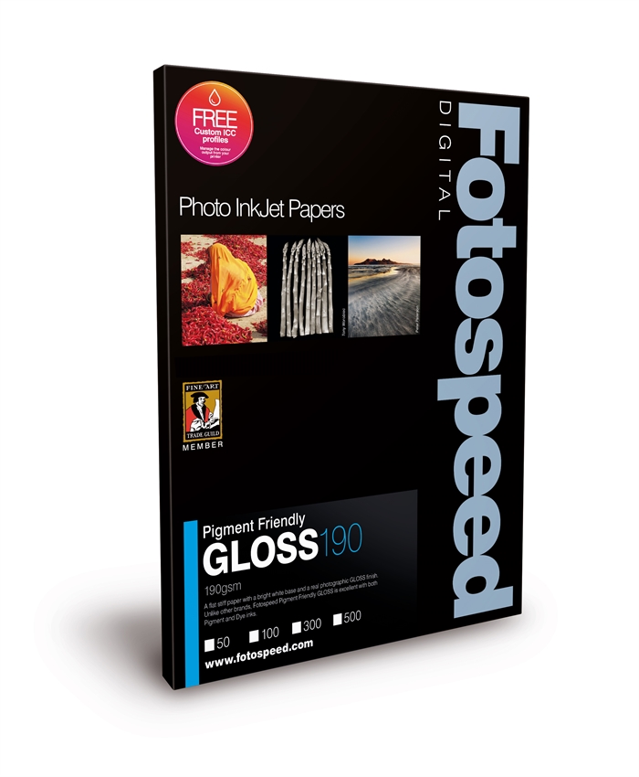 Fotospeed PF Gloss 190 g/m² - A3, 100 feuilles