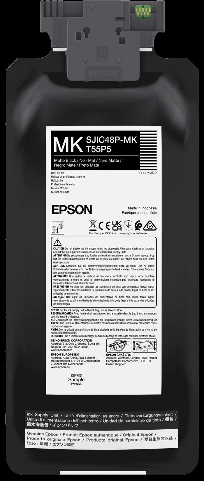 Epson cartouche d\'encre Noir Mat pour Epson ColorWorks C8000