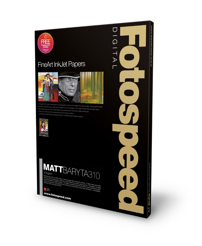 Fotospeed Matt Baryta 310 g/m² - A3, 25 feuilles